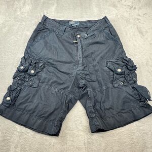 Polo Men's Navy Blue Cargo Shorts
